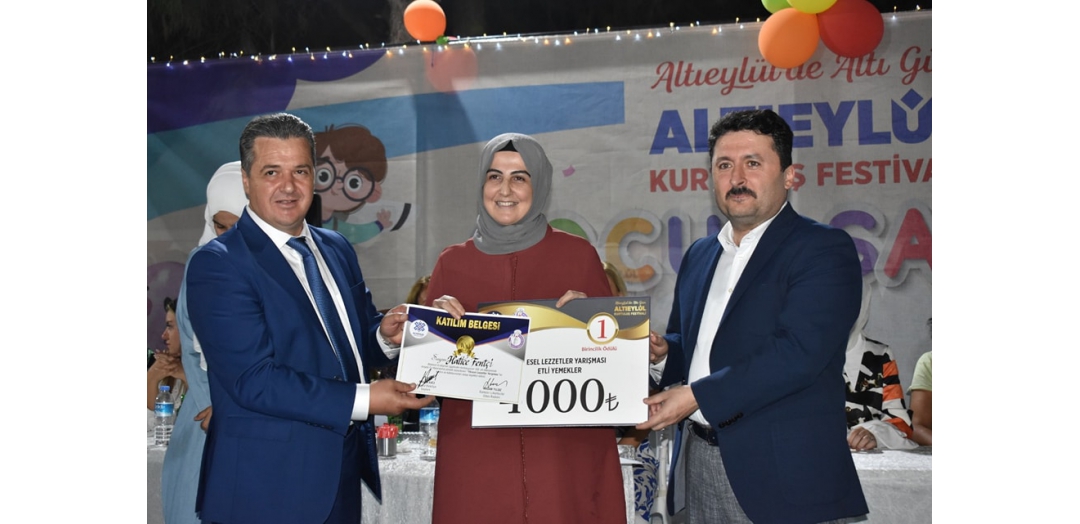 ÖDÜLLER VERİLDİ