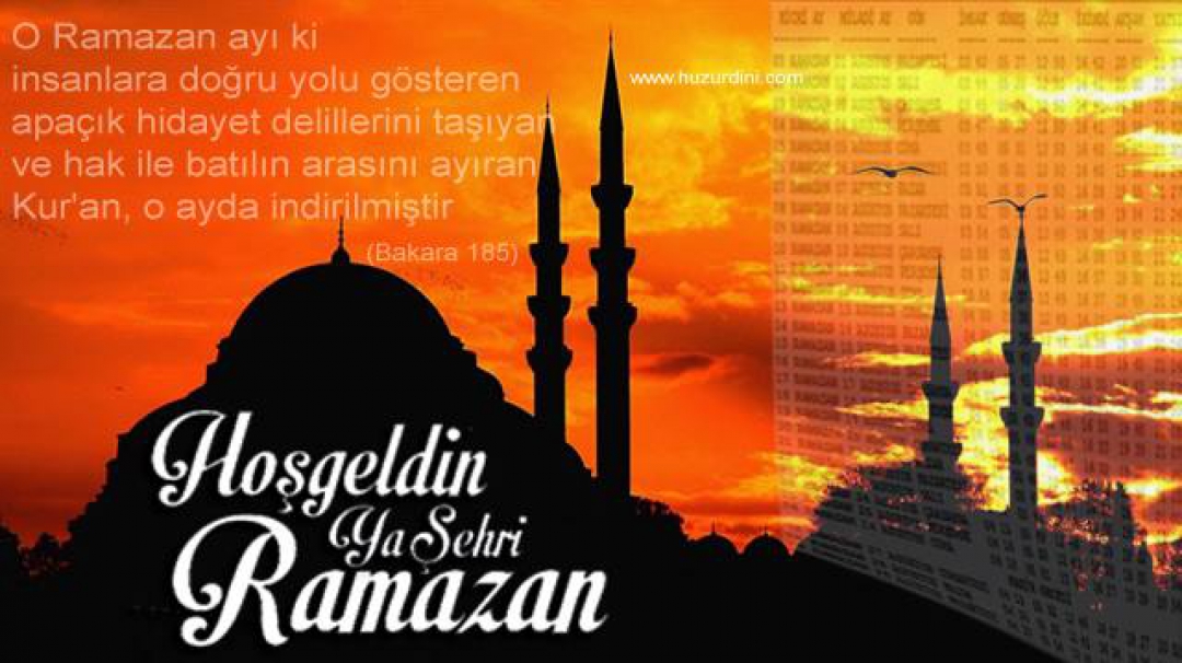 Hoşgeldin Ramazan