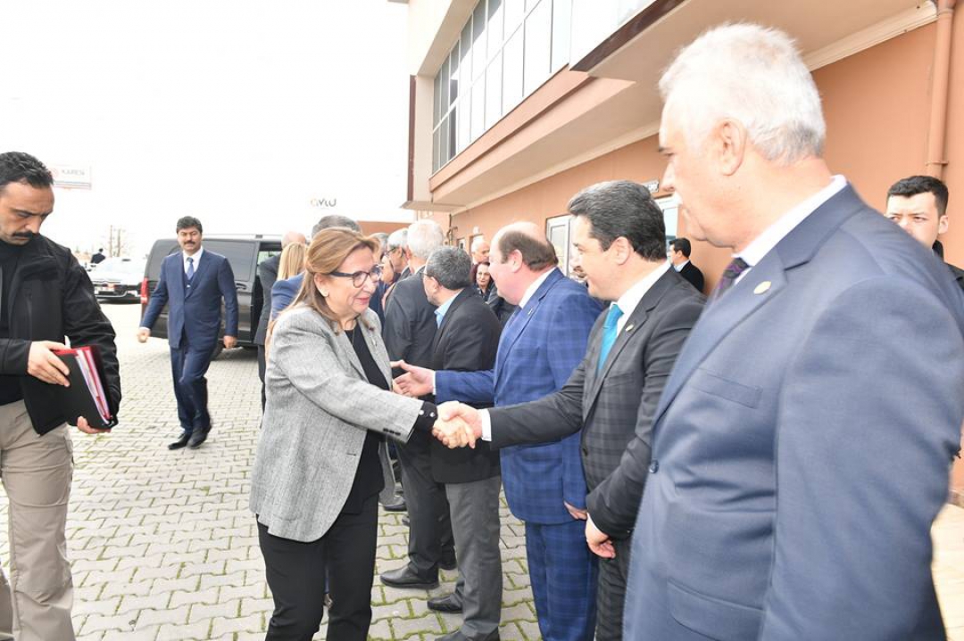 Bakanımızı Karşıladık